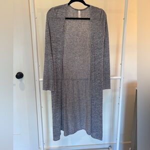 Primi Blue-Gray Open Front Cardigan